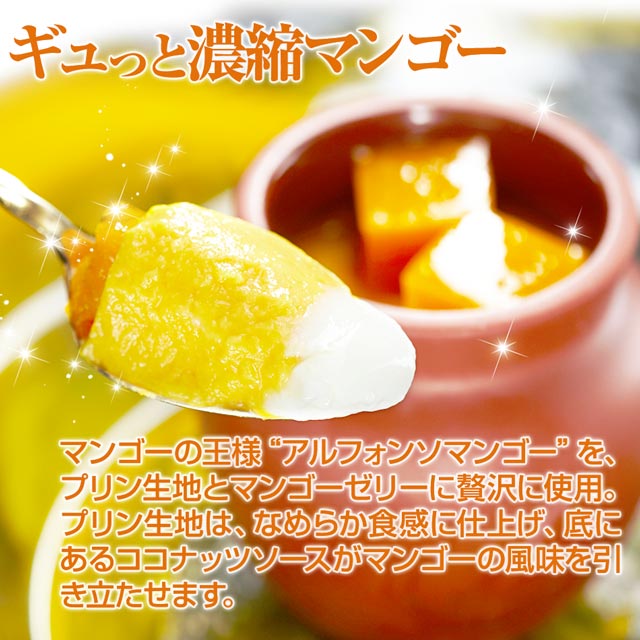 季節限定 数量限定】神戸魔法の壷プリン(R)・マンゴー4個入